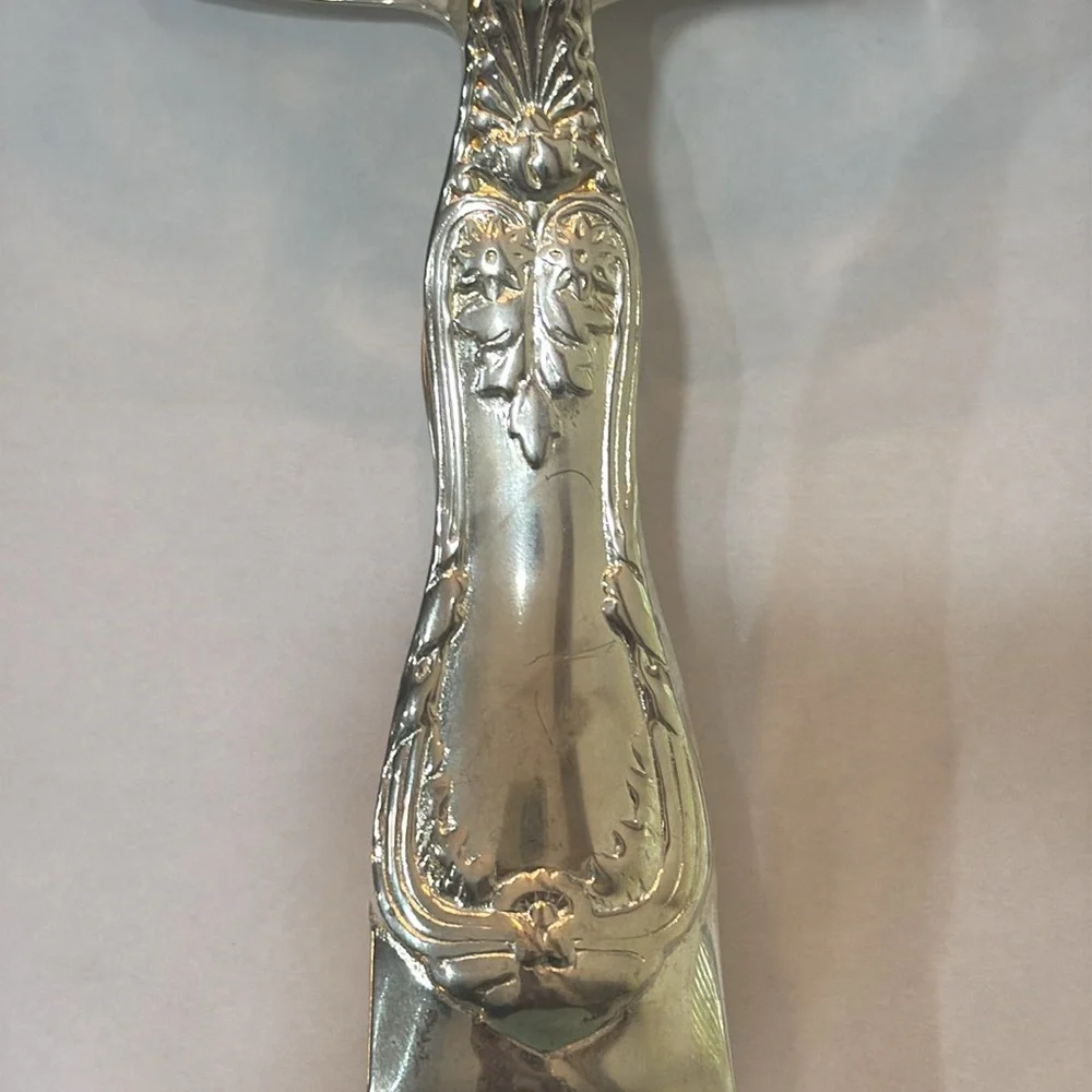 VINTAGE GODINGER REPRODUCTION  BY TIFFANY Silverplated Tongs‎ Vintage 80s